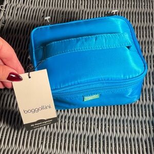 Baggallini Blue Zip-Closed Mini Organizer Bag